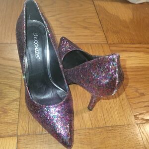 Shoe Dazzle Women's Sparkling Heels - Multicolor
